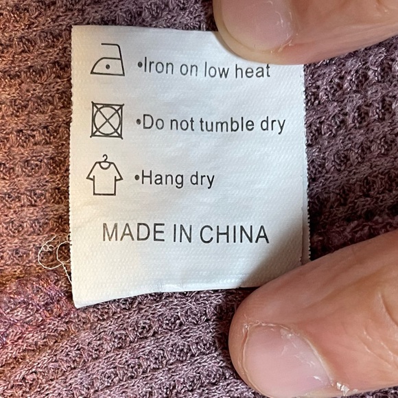 🍀3 FOR $15🍀 | Waffle Knit | Tunic | Button Up | V Neck | Henley Shirt | 2XL - Picture 7 of 9